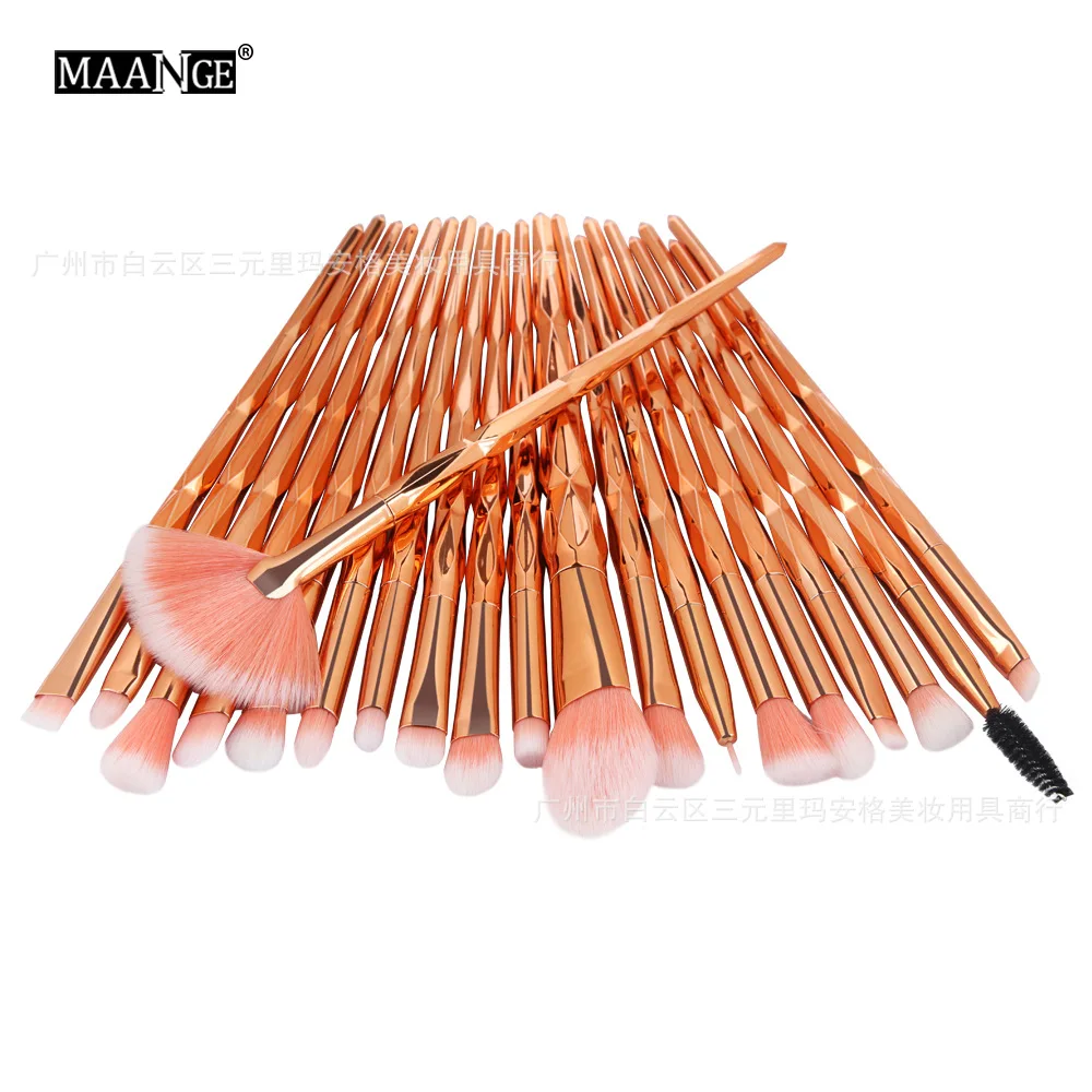 hot selling 20 makeup brush tools network celebrity recommendation popular style rouge sweep eye shadow cosmetic brush set free global shipping