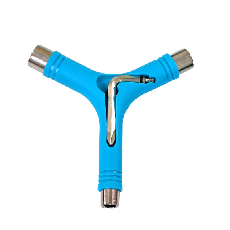 

Skateboard Repair Y Shape Tool Portable Multifunctional Accessory with L Type Wrench EIG88