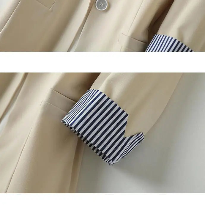 Женский маленький пиджак женский осенний костюм в Корейском стиле блейзер Топ