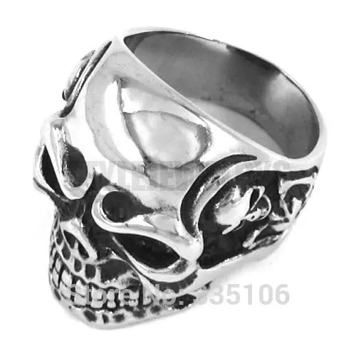 Оптовая продажа кольцо Kapala с черепом ювелирные изделия из нержавеющей стали