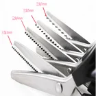 3457 мм изогнутаяТреугольная кружевная ткань для вырезания зубов собаки ручное искусство сделай сам тканевый узор ножницы цветок для зубьев