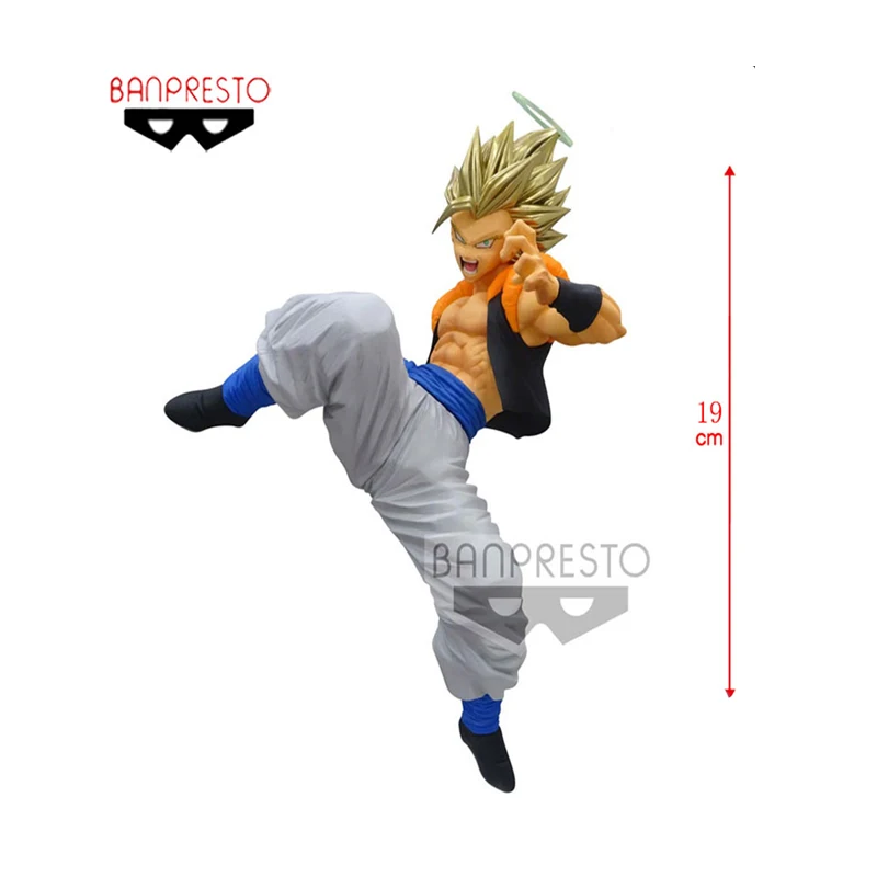 

19 см BANDAI Dragon Ball персонажей аниме Супер Saiyan специальная Gogeta Действие ПВХ Коллекционная модель игрушки Аниме Фигурки игрушки для детей