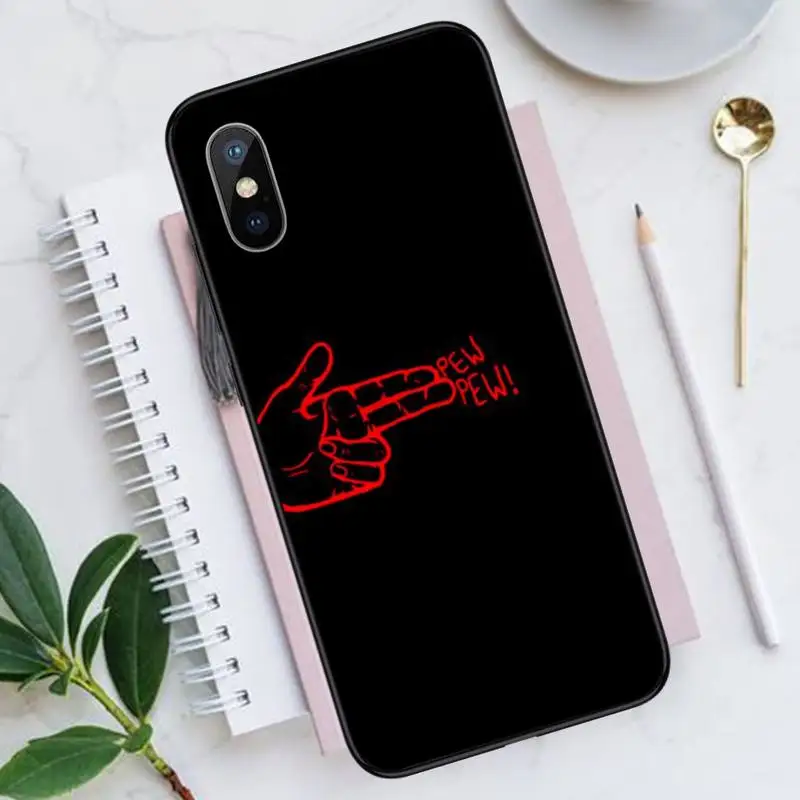 

Hot finger fingerprint Phone Cases for iPhone 11 12 pro XS MAX 8 7 6 6S Plus X 5S SE 2020 XR Luxury brand shell funda coque