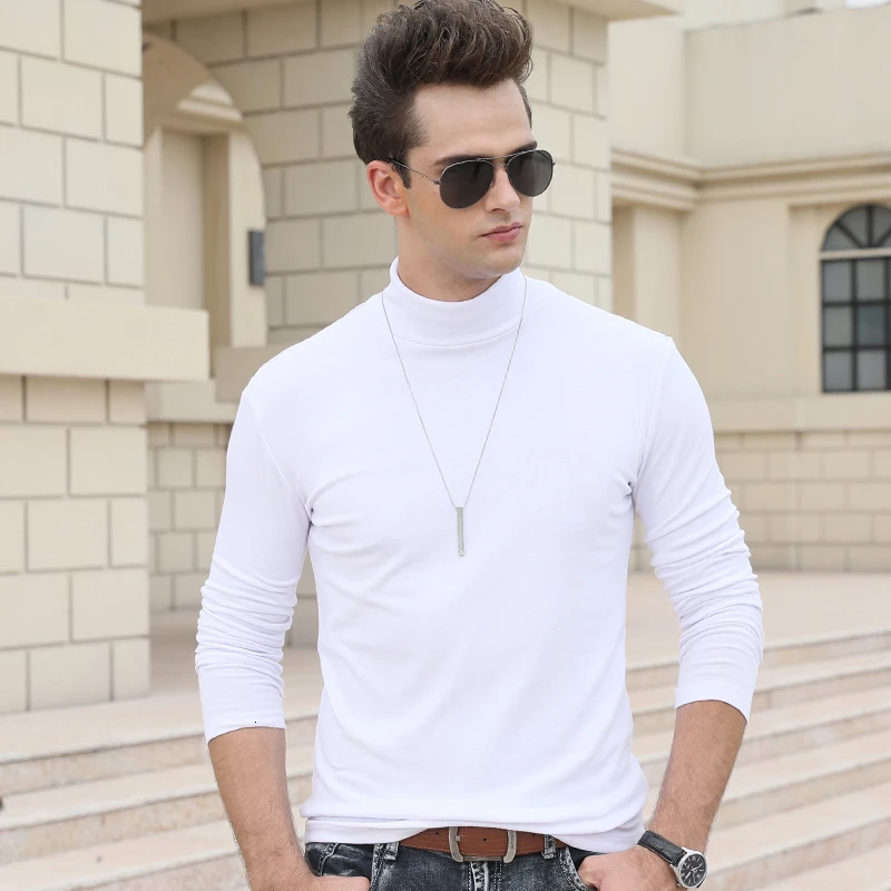 Мужская футболка уличная одежда мужская Базовая водолазка рубашка солнечная