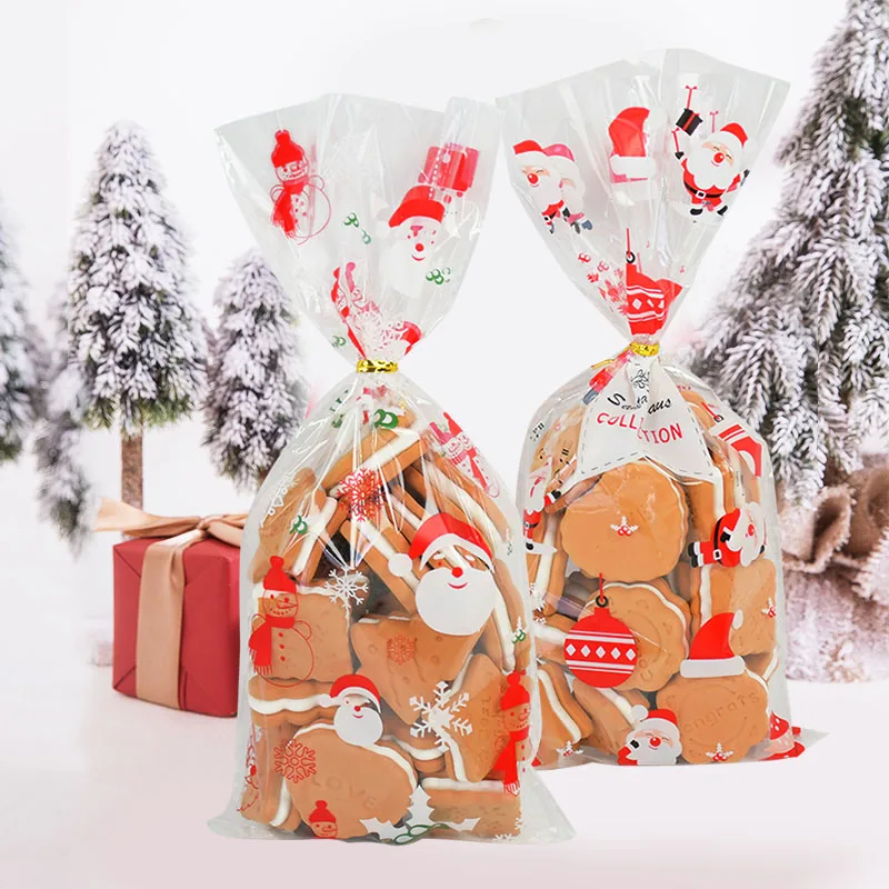 Merry Christmas Decorations Gift Boxes Santa Claus Xmas Tree Packing Bags New Year 2022 Christmas Candy Bags Navidad 2021 kerst