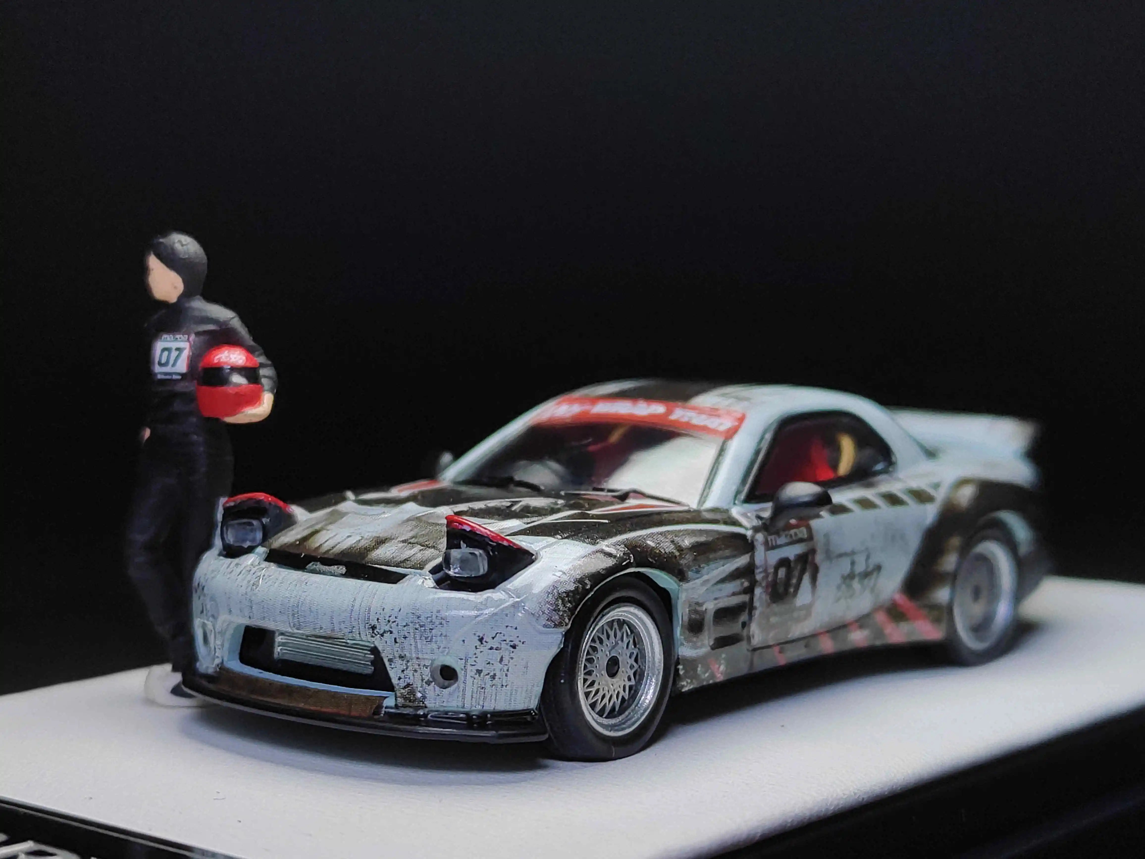 

HeyToys Time Micro 1:64 Mazda RX7 DieCast Model Car Collection Limited Edition