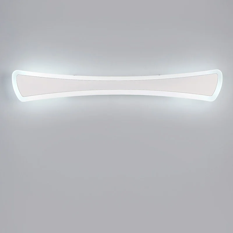 Современный простой светодиодный зеркало с подсветкой Большие размеры 40-120 см