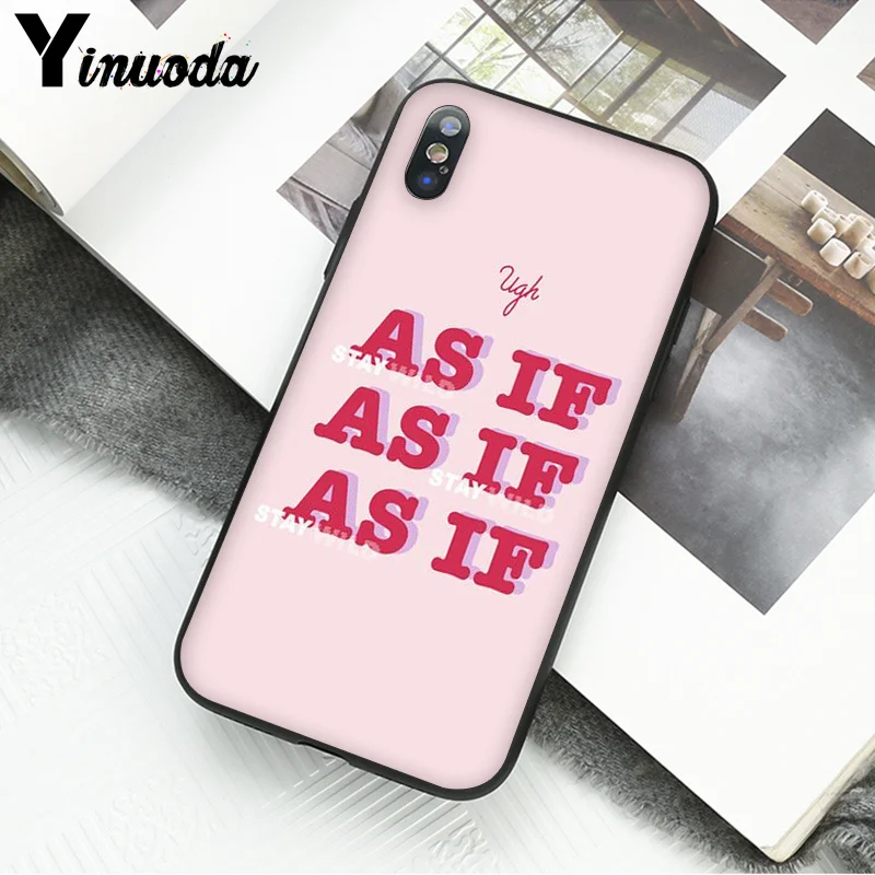 Yinuoda без ключа ugh как если бы цветной милый чехол для телефона Apple iPhone 8 7 6 6S Plus X XS MAX 5