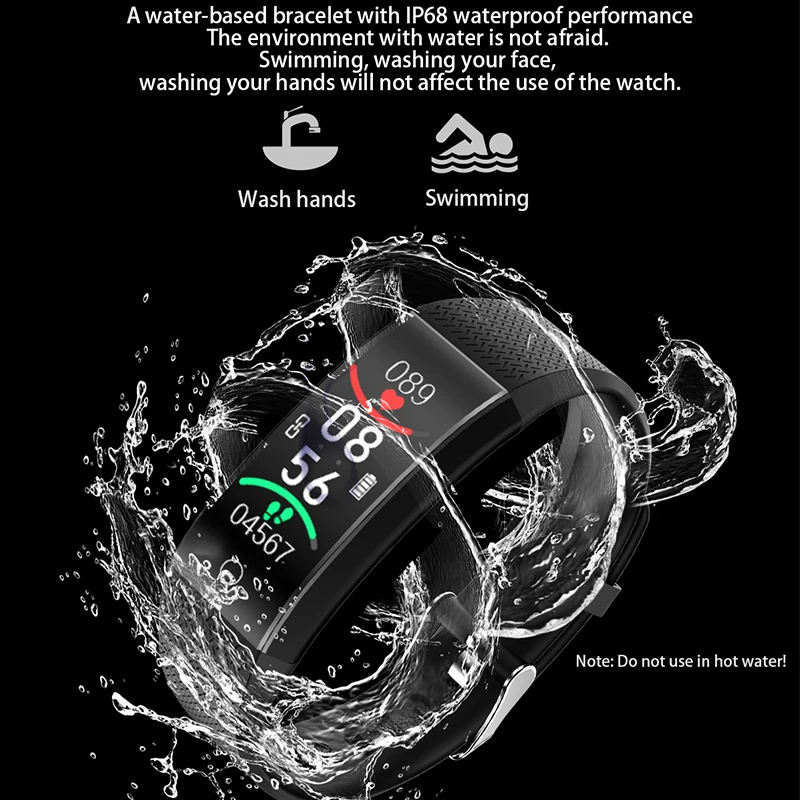 Новинка bluetooth QW18T Смарт-часы IOS/Android мужские женские водонепроницаемые умные часы