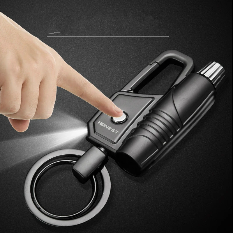 Многофункциональный портативный брелок с лампой подвесная Пряжка десять тысяч