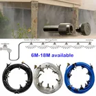 Система водяного распыления M126, уличная система охлаждения для теплиц, сада, патио, полива, орошения, мистер, туман, насадка 6 м-18 м, система водяного распыления