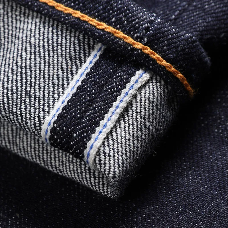 

DN-0004 Read Description! Heavy Weight 18oz Indigo Selvage Unwashed Pants Unsanforised Thick High Waist Raw Denim Jean