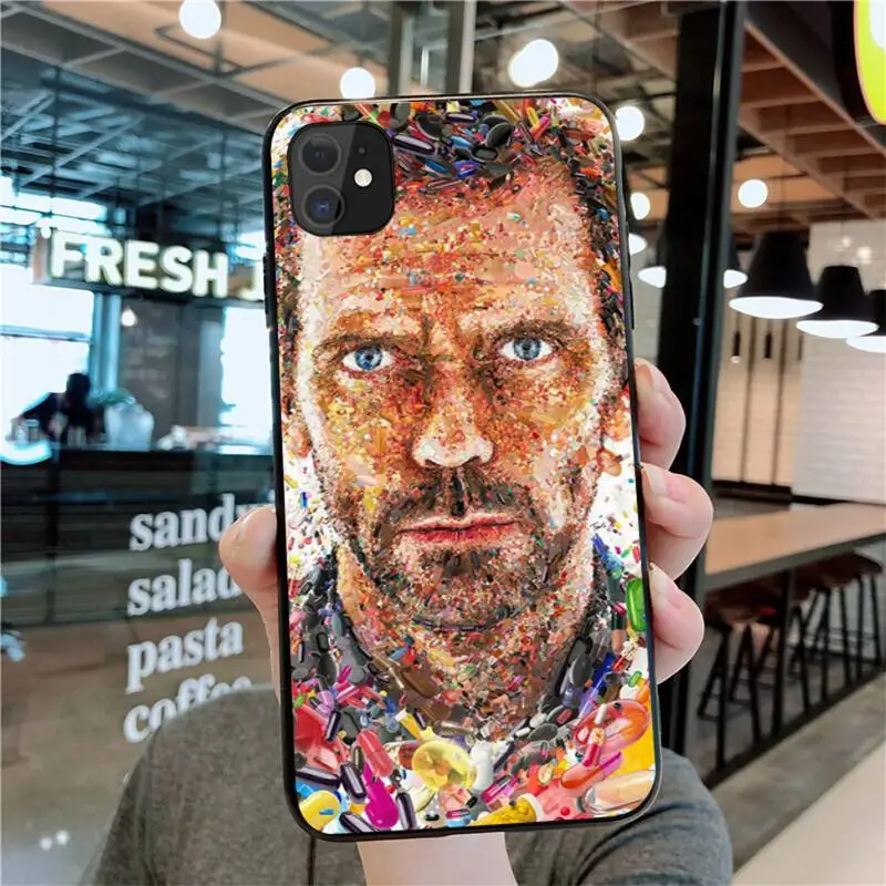 Чехол-накладка HPCHCJHM для iPhone 11 pro XS MAX 8 7 6 6S Plus X 5S SE 2020 XR мягкий в стиле Доктор Хаус |