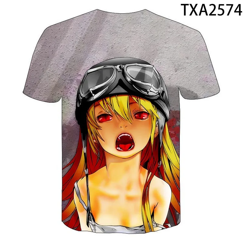 

3d T-shirt Children's Story Story T-shirt Anime Clothes Cute Streetwear Tops Boys Girls Kids Oshino Ninja Men Ladies Tee