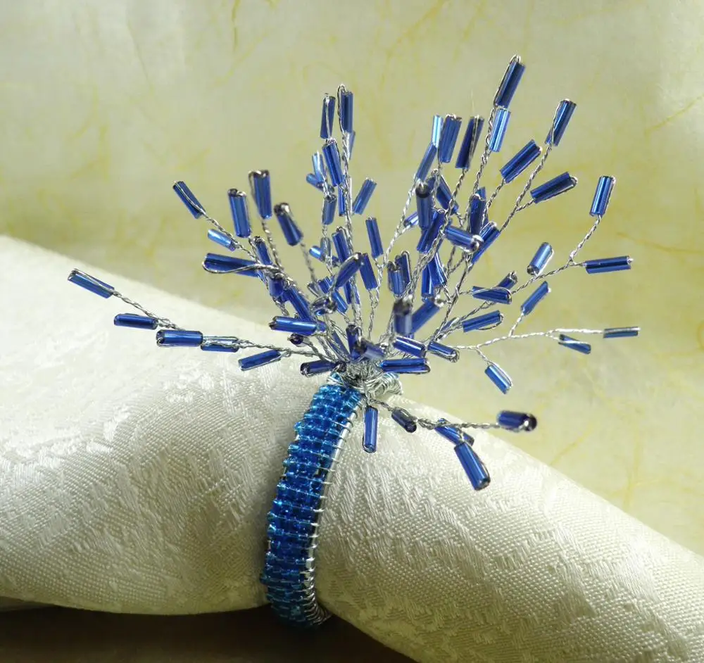 Белое кольцо для салфеток из бисера|ring shell|ring lord jump ringsring toss rings |