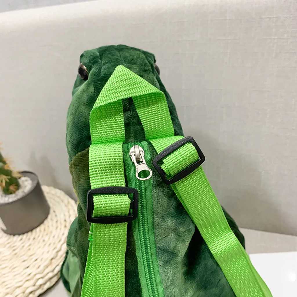 

Creative 3D Dinosaur Backpack Cute Animal Cartoon Plush Student Backpack School Dinosaurs Bag for Children Kids Gifts