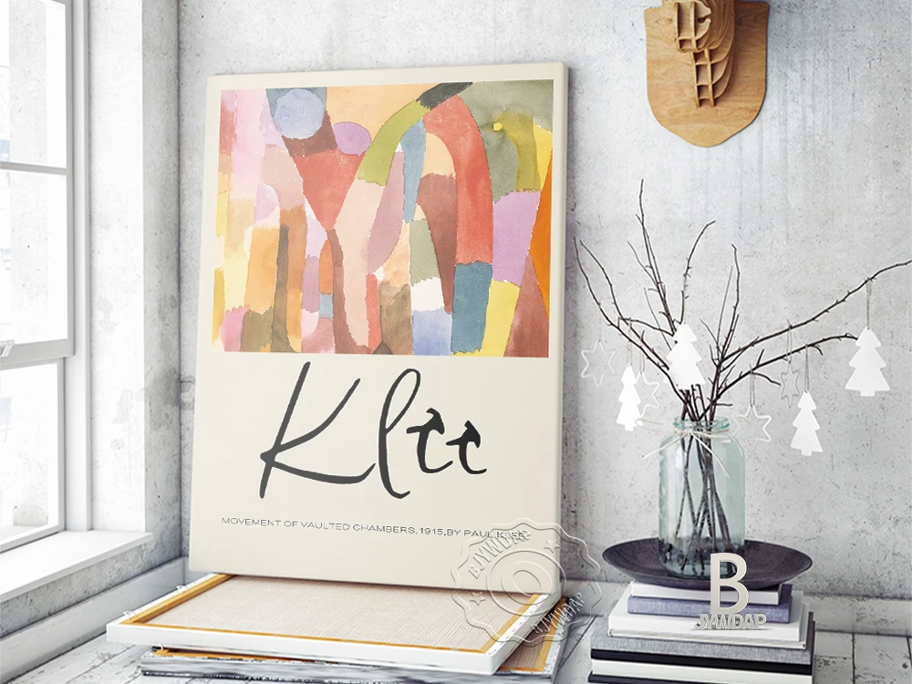 Абстрактная Экспресс-выставка Paul Klee фотореквизиты винтажные художественные