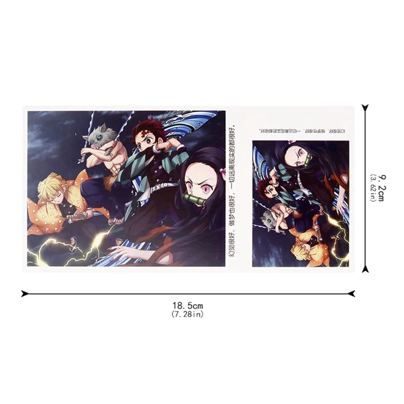 180 шт./компл. демон убийца Kimetsu без Yaiba аниме большой Почтовые открытки поздравительная открытка с сообщением подарочные канцелярские товары