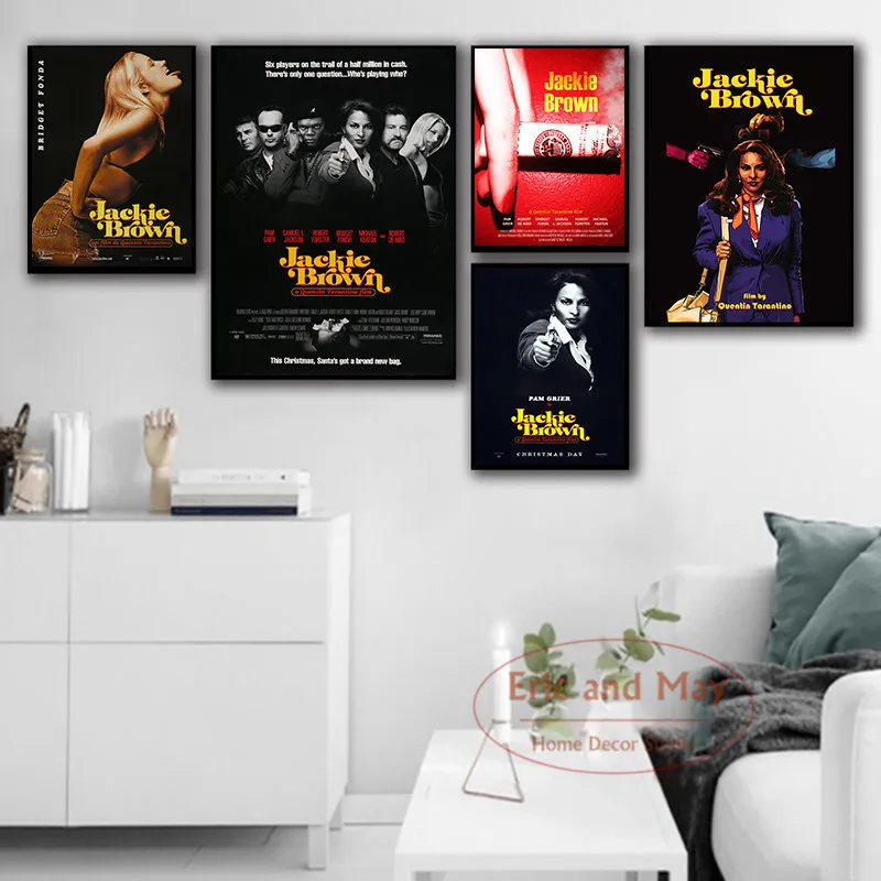 Картина из сериала Джеки Браун настенный постер и печать на холсте винтажный