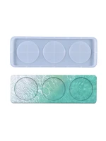 silicone mold for wine bottle and wine glass tray coaster diy epoxy resin glue glass holder mould concrete mold