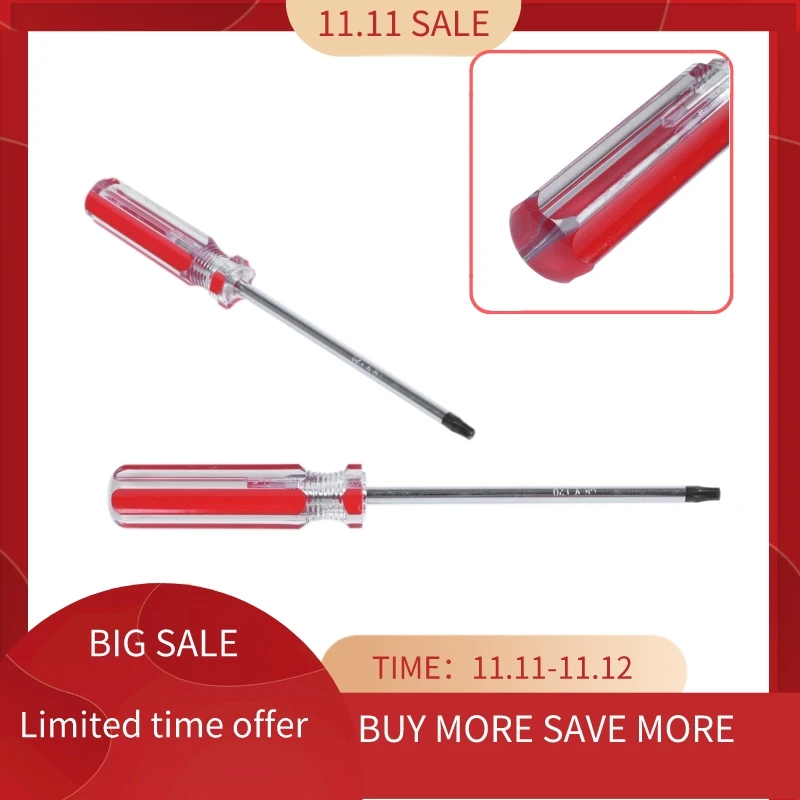 

Plastic Handle T20 Security Torx Screwdriver Hand Tools