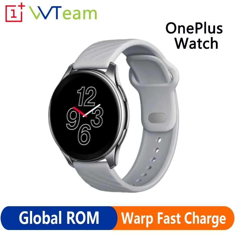 

Original OnePlus Watch Smart Watch Blood Oxygen 1.39'' AMOLED 402mAh WarpCharge BT5.0 IP68 GPS For OnePlus 9 9Pro 8 8T