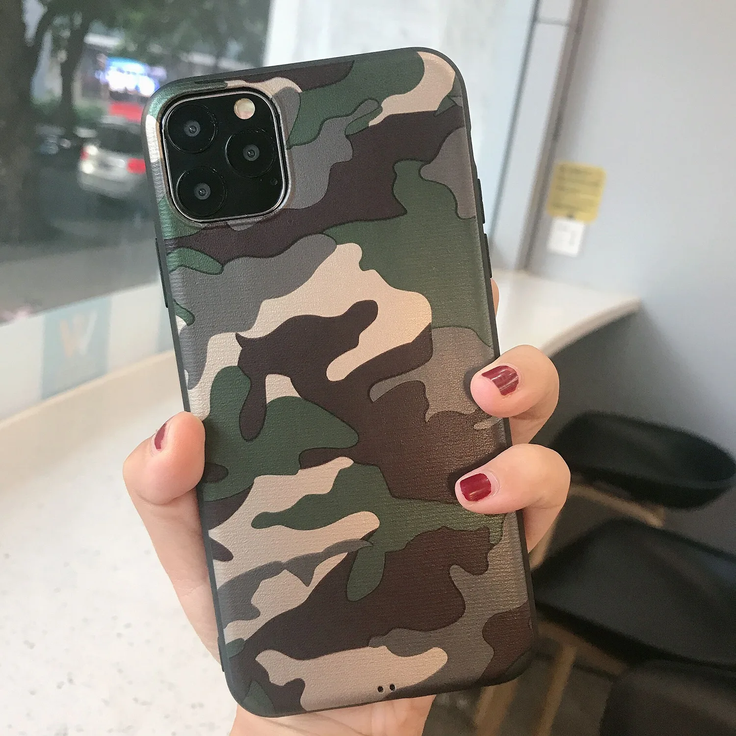 Мягкий камуфляжный чехол SKIICAPA для iphone 11 Pro Max Силиконовый противоударный XR XS 8 7 6s