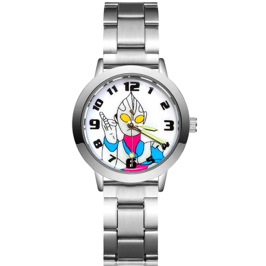 

Cute Cartoon Style Children Watches Kids Student Girls Boys Quartz Metal Steel Wrist Watch JA220