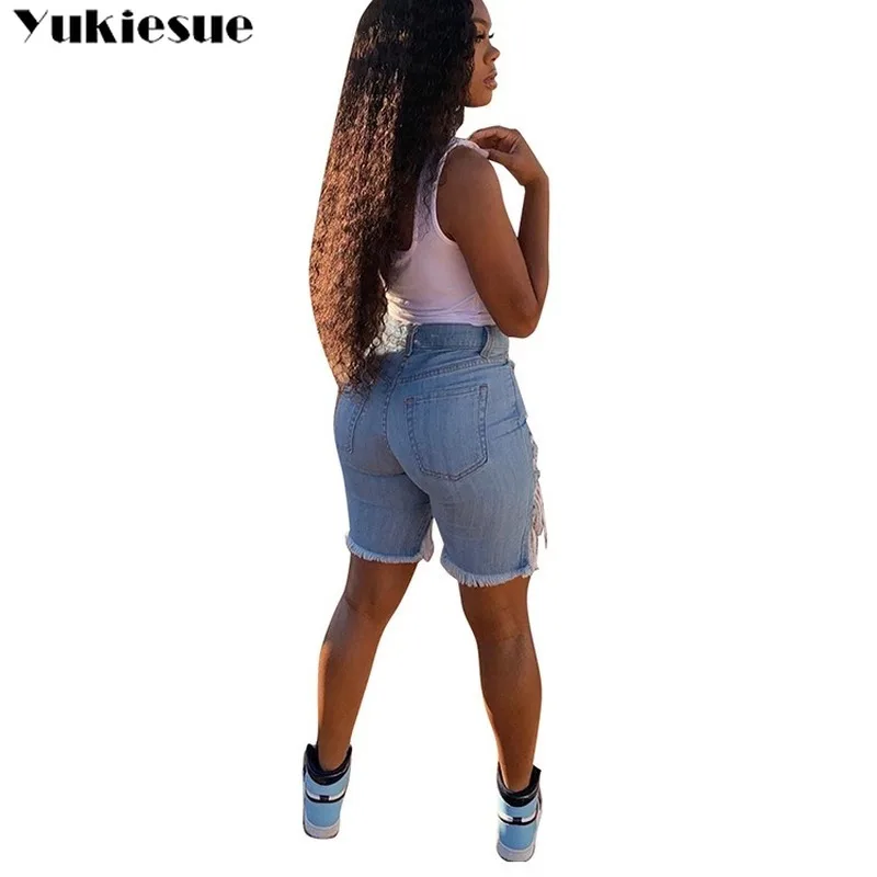 womens fashion brand vintage tassel ripped loose high waisted short jeans punk sexy hot woman denim shorts clothes 3xl free global shipping