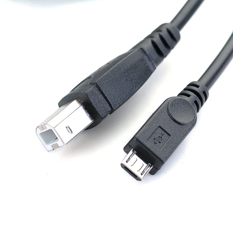 Micro Revolution B Male Data Transmission Line Android Phone Tablet Computer Otg Connection Printer Electronic Organ App 1m | Компьютеры и