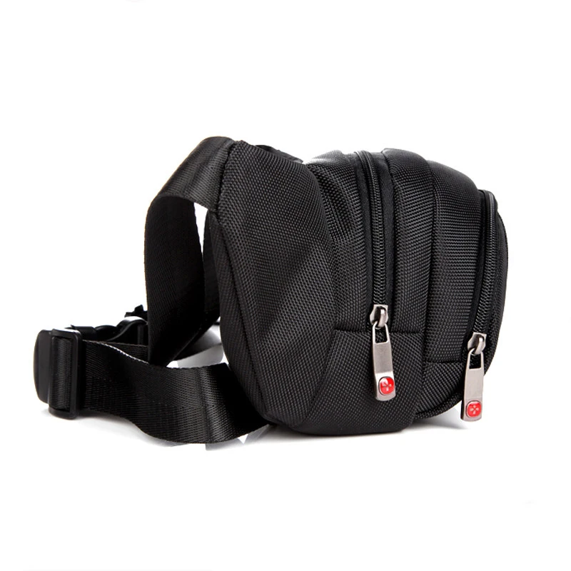 CROSSTEN SwissMultifunctional waist pack Men bag black Belt fanny bum pouch hip Waterproof Riding |