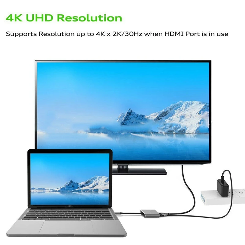 Кабель адаптер 3 в 1 с разъемами USB и 0 HDMI|Адаптеры Type-C| |