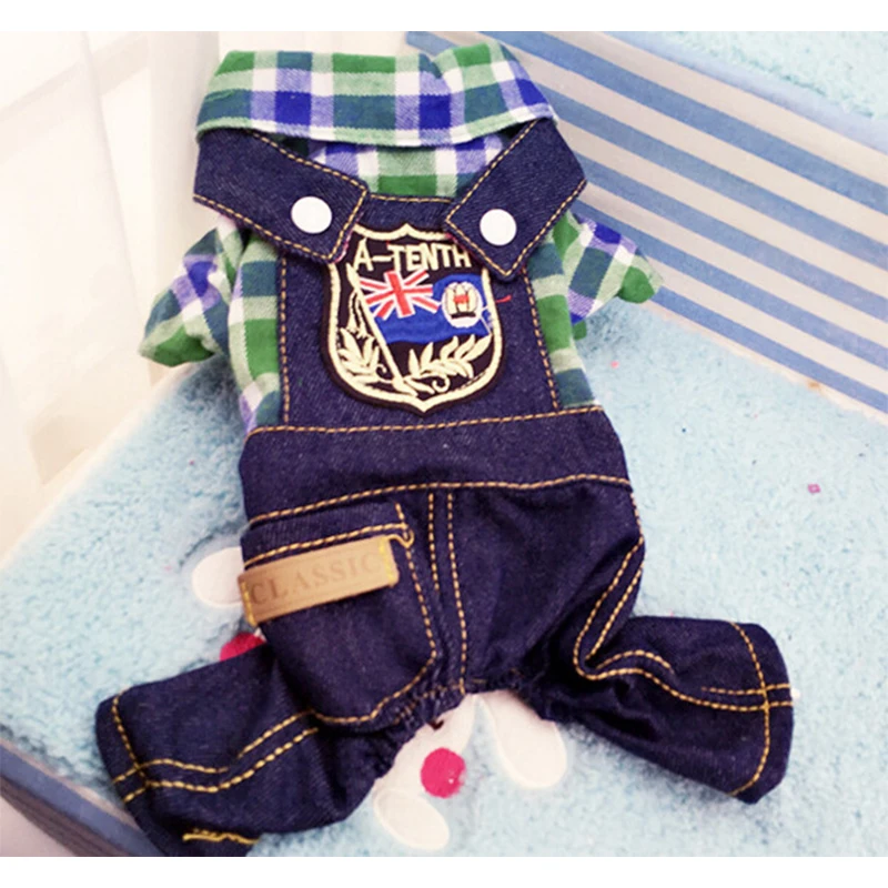 Новое поступление ковбойская клетчатая Одежда для собак питомцев товары и кошек