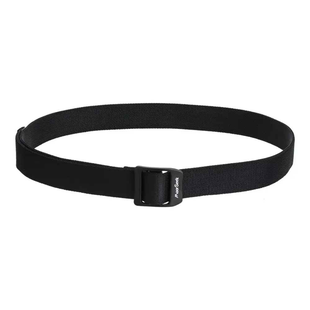 Мужской/женский эластичный нейлоновый ремень с пряжкой из алюминиевого сплава