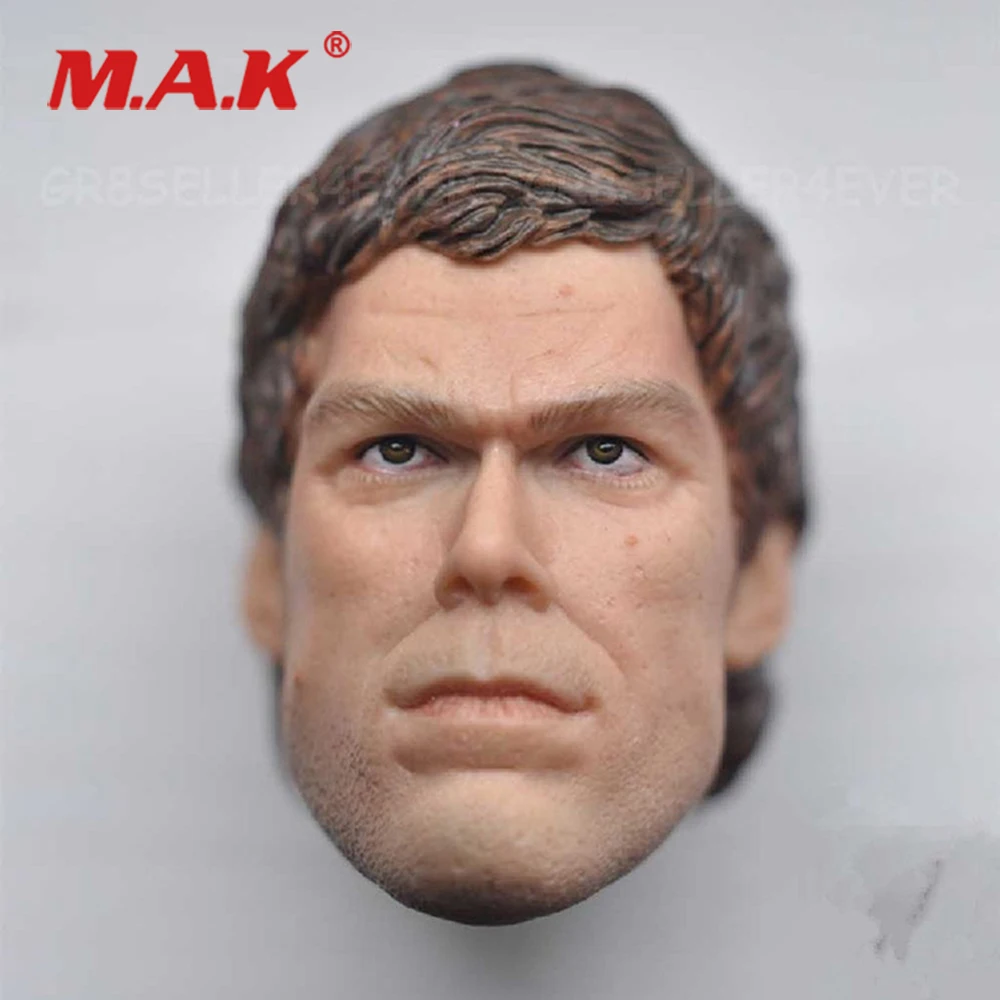 

1/6 Scale Male Head Sculpt Head Carving Dexter Michael C. Hall Type Fit For 12'' Action Figures Dolls