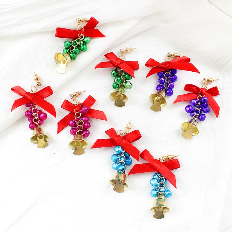 4 вида Большой Красный бантик виноград колокольчики струна ветроловка крупная