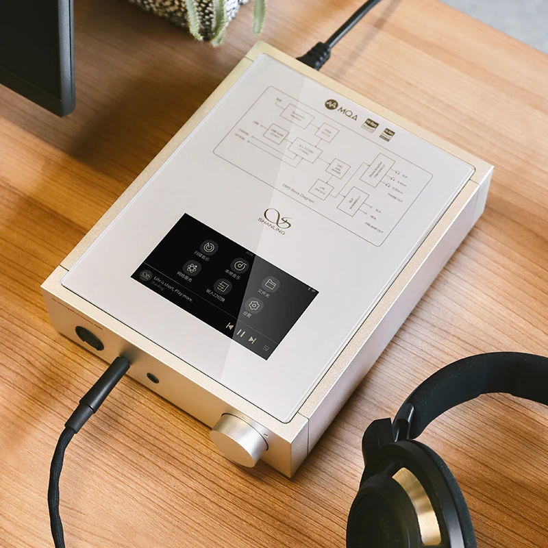 Чип Shanling EM5 AK4493EQ Bluetooth Настольный Android плеер потоковый DAC/AMP аудио декодер