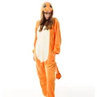 Динозавр лягушка Пингвин Косплей Животное с капюшоном пижамы для взрослых унисекс женский комбинезон костюм на Хэллоуин Аниме Пижамы