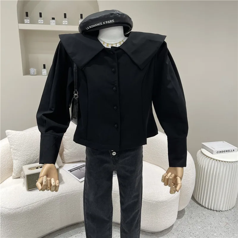 

Women's Spring Summer 2021 Fashion loose long sleeve casual versatile Shirt Top