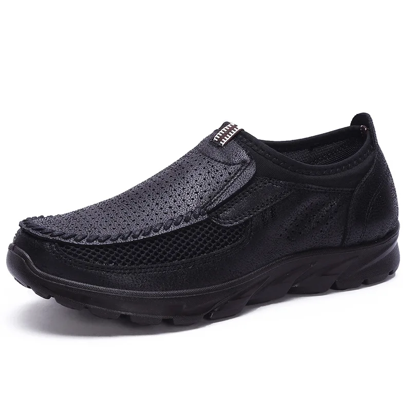Casual Lace Up Shoes Men Leather Walking Boat Shoe Loafers Moccasins Flats Luxury Brand Hot Sale Fashion 219 | Обувь