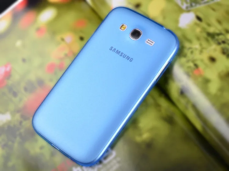 Отличная цена ультра тонкий полупрозрачный чехол для Samsung Galaxy Grand i9082 мягкий