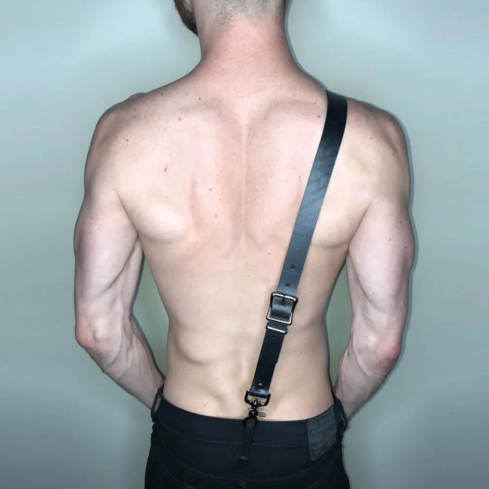 Пикантные Для мужчин гот гей Подвязки для взрослых секс Suspendersleather Регулируемый