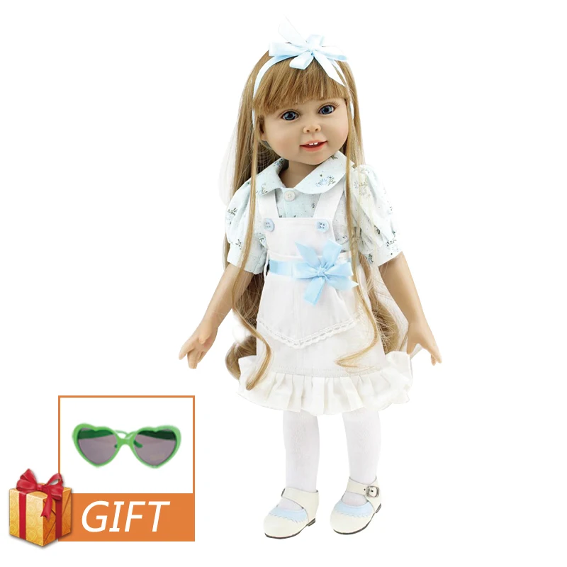 C078 NPK 18 дюймов Кукла ручной работы Reborn Baby Dolls полностью силиконовая Реалистичная кукла принцессы реалистичный резиновый игрушка для детей подарок на день рождения - Цвет: C078
