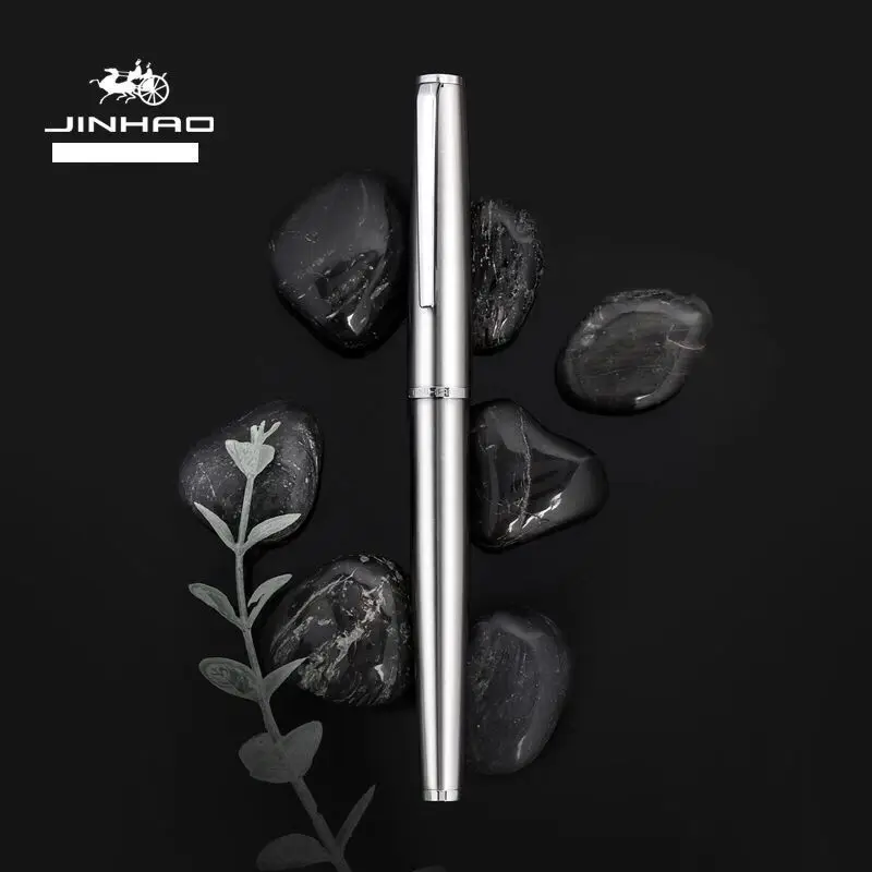 Высококачественная перьевая ручка JinHao 96 из нержавеющей стали элегантная Подпись