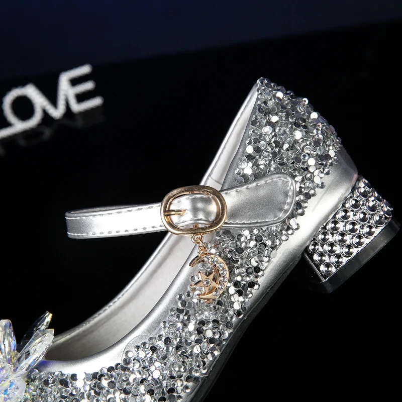 Обувь на высоком каблуке для девочек весна и осень 2020 модель фортепиано