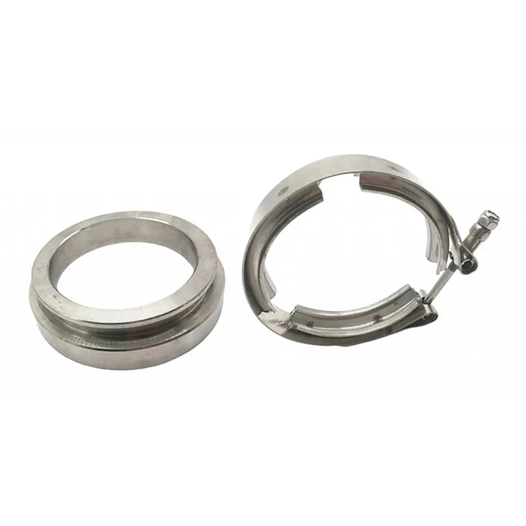 

Turbocharger 3.25 Inch Exhuast V-band Clamps & Flange Set Male Female Design