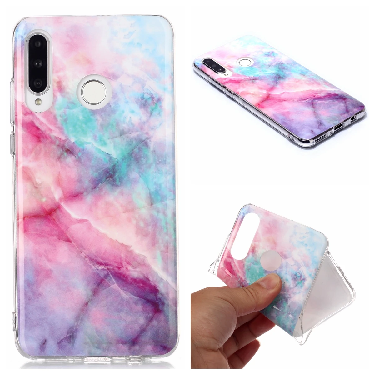 Чехол для huawei P30 Lite мягкий силиконовый чехол из ТПУ мобильного телефона чехлы P30Lite