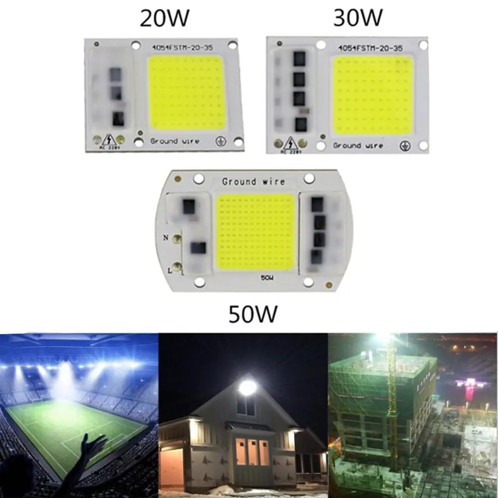 

15W/20W/30W/50W LED Drive-Free COB Chip Lamp 220V