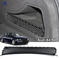 car back rear trunk seat storage bag mesh auto organizer elastic string net bag car accessories for audi a4 b8 2008 2016