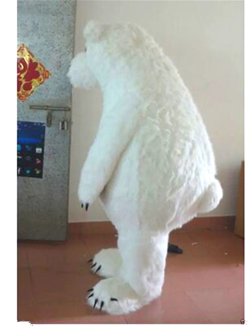 Реклама Костюм полярного медведя костюм костюмы для костюмированной вечеринки